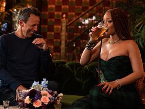 Rihanna is set to appear on Late Night with Seth Meyers. (Twitter)