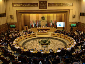 A picture taken on February 1, 2018, shows Arab Foreign Ministers meeting at the Arab League headquarters in the Egyptian capital Cairo. (AFP/ File Photo)
