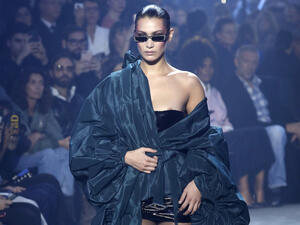 Bella Hadid had issued an apology after posting a picture kicking Saudi and UAE planes. . (AFP/ File Photo)