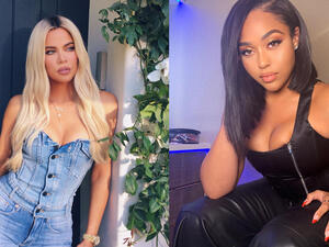 Khloe Kardashian and Jordan Woods 