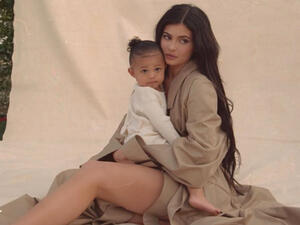Kylie jenner and daughter Stormi 