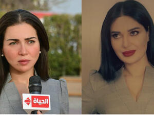 Mai Ezzeldin and Cyrine Abd El Nour both appeared in a dress of the same color and design by international designer Karen Millen. (Source: maiezzeldin - cyrineanour - Instagram)