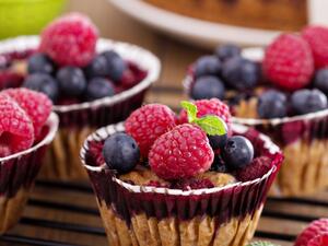 مافن التوت الصيفي