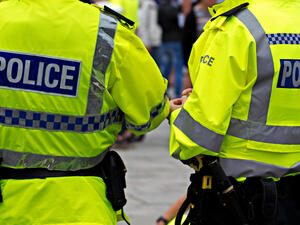 British Police Officers in high visibility uniform. (Shutterstock/ File Photo)