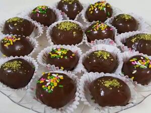 البوبس بالشوكلاتة