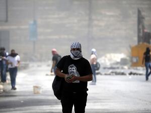 A Palestinian demonstrators  (AFP)