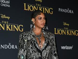 Beyoncé attends the premiere of Disney's "The Lion King" at Dolby Theatre on July 09, 2019 in Hollywood, California. (Kevin Winter/Getty Images/AFP)