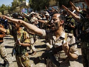 The Arab coalition destroyed Houthi weapons stores and factories in Yemen. (AFP/ File Photo)