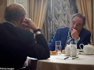 The Platoon director spoke to Putin on June 19 with material from the interview used in a Stone film about Ukraine. A transcript of the chat was released by the Kremlin on Friday. (AFP/ File Photo)