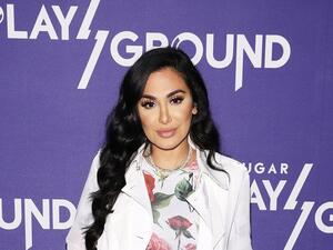 Huda Kattan met with fashion designer Victoria Beckham this week File AFP