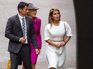 Princess Haya Bint al-Hussein has been seen for the first time today. (Mark Thomas/ i-Image)