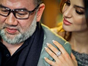 Former king Sultan of Kelantan Sultan Muhammad V with Oksana Voevodina (Twitter)