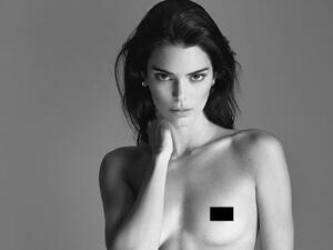 Kendall Jenner bares all in nude photo  (Instagram)