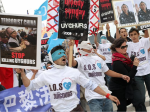 China announced Tuesday that it released up to 1 million or more people from internment camps. (EMILIEN CANCET/AFP/Getty Images)