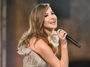Nancy sang a collection of her old and new songs on the southern stage at Jerash Festival in its 34th year Source nancyajram Instagram