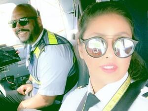 Yasmeen Al Maimani had completed 300 hours of flying practice in the US after getting her qualifications in Jordan. (Instagram/captain0jazz)
