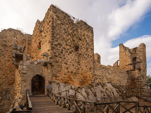 The ayyubid castle of Ajloun in northern Jordan (Shutterstock)	