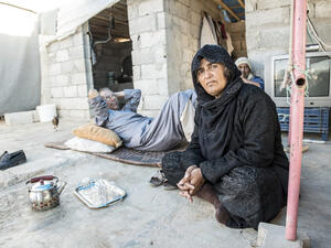 Syrian people in unofficial refugee camp in Akcakale. (Shutterstock/ File Photo)