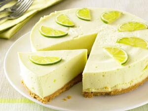 تشيز كيك بالليمون الأخضر