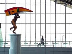 Art installation by Dia al-Azzaw (Twitter)