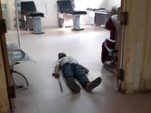 Images circulated on Twitter showed the patient being violently dragged out of the hospital [Twitter]