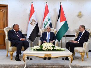 Foreign Ministers of Iraq, Jordan and Egypt Hold Important Meeting in Baghdad (Twitter)