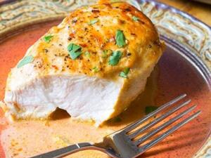 الدجاج بالثوم والليمون