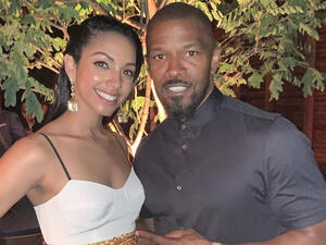 Corinne and Jamie Fox 