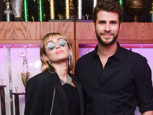 Miley Cyrus and Liam Hemsworth 