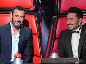 With Kathem Al Saher leaving from the program stars Hussein Al Jasmi and Majed Al Mohandes are rumored names to be offered his seat Source kadimalsahirofficial tamerhosny Instagram