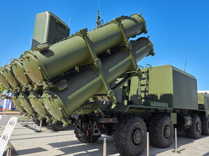 Anti battle ship missile system BAL-E with missile X-35. (Shutterstock/ File Photo)