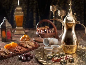 قهوة السعودية بالزعفران