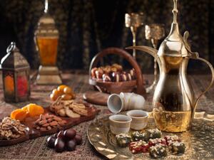 قهوة السعودية بالزعفران