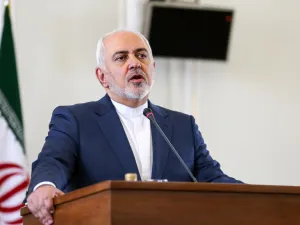 Iran's Foreign Minister Mohammad Javad Zarif gives a joint press conference with his German counterpart (unseen) in the capital Tehran on June 10, 2019. (AFP/ File Photo)