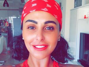 Jordanian actress Mais Hamdan posted on her Instagram a video of herself singing Source @maishamdanoff Instagram