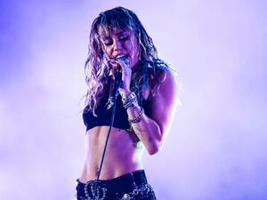 Miley seems lost, detached and isolated.