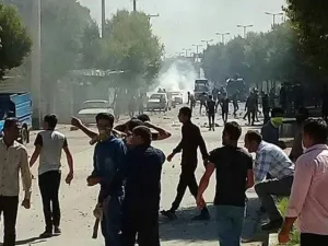 HIV rumors trigger protests in Iran's Lordegan. (Twitter)