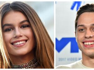 Kaia Gerberand Pete Davidson (Twitter)