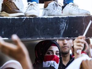 Protest in Iraq (AFP)