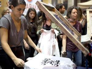 Farah Fayyad, an independent graphic designer and screen-printer  (Twitter)