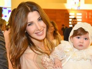 نانسي عجرم وطفلتها ليا