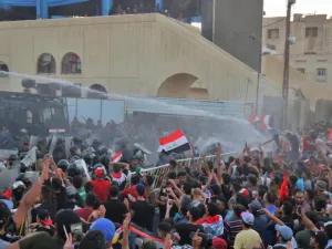 Protests rocked the capital Baghdad and southern provinces earlier this month against high unemployment. (AFP/ File Photo)