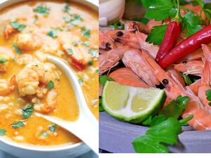 حساء الروبيان التايلاندي