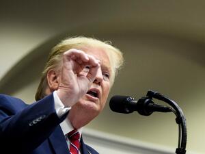 US President Donald Trump delivers remarks on honesty and transparency in healthcare prices at the White House in Washington, DC on November 15, 2019. Brendan Smialowski / AFP