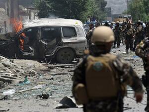 Police officers told Al Jazeera that an armoured vehicle carrying non-uniformed international advisers was targeted. (AFP/ File Photo)