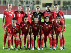 Women’s football team in Jordan (Twitter)