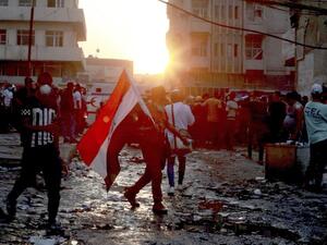 Protest in Iraq (Twitter)