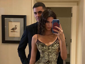 n the picture, Jenner posed with her nephews, Saint West and Psalm West, with Fai snapping one of the photos