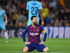 ميسي يفشل في قيادة برشلونة للفوز