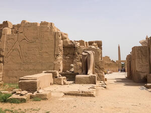 Buildings and columns of ancient Egyptian megaliths.  (Shutterstock/ File Photo)
